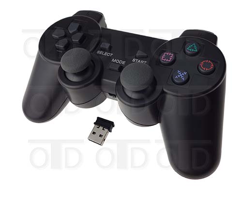 OTD PS3 Style Plug and Play Wireless 2.4GHz Zero Delay Controller